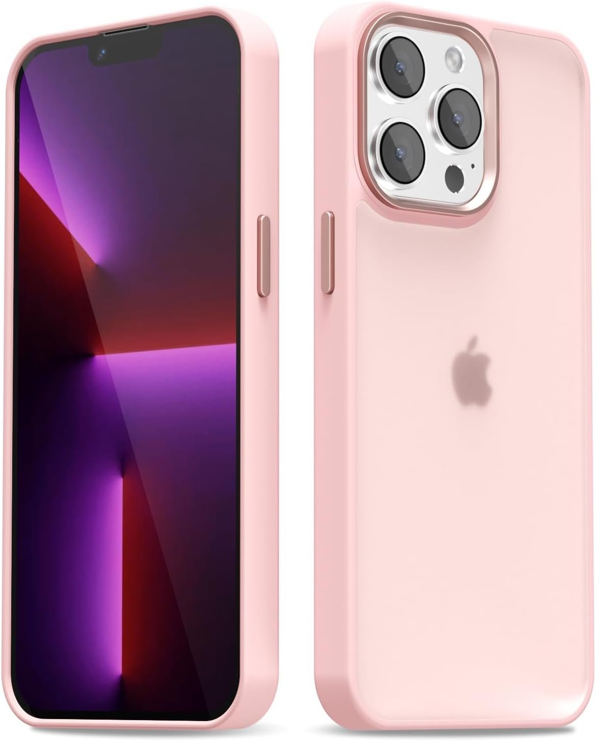 Capa Slim Colorida para iPhone 13 Pro rosa