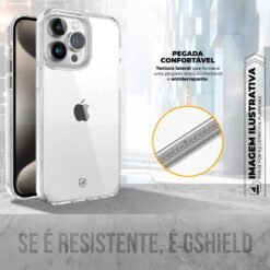 Imagem de Capa Anti-Slip Gshield para iPhone 16 Pro Max - Transparente e Antiderrapante - fragrância árabe