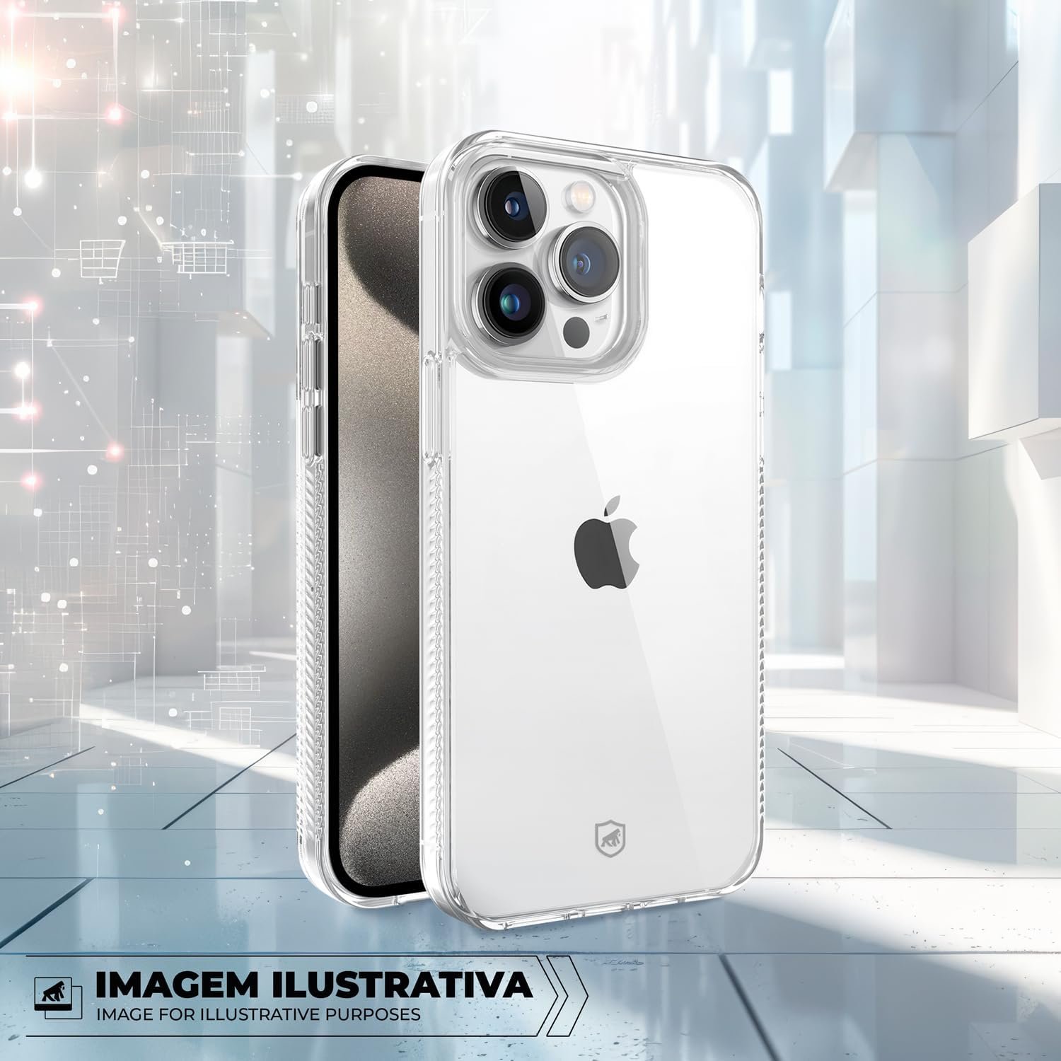 Imagem de Capa Anti-Slip Gshield para iPhone 16 Pro Max - Transparente e Antiderrapante - fragrância árabe