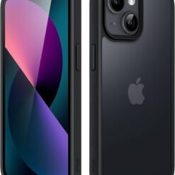 Imagem de Capa Fosca JETech para iPhone 13 de 6,1 Polegadas - Proteção Militar e Antimanchas (Preto) - fragrância árabe