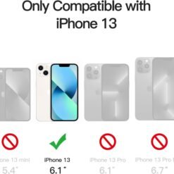 Imagem de Capa Fosca JETech para iPhone 13 de 6,1 Polegadas - Proteção Militar e Antimanchas - fragrância árabe