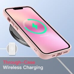 Imagem de Capa Fosca JETech para iPhone 13 de 6,1 Polegadas - Proteção Militar e Antimanchas (Rosa) - fragrância árabe