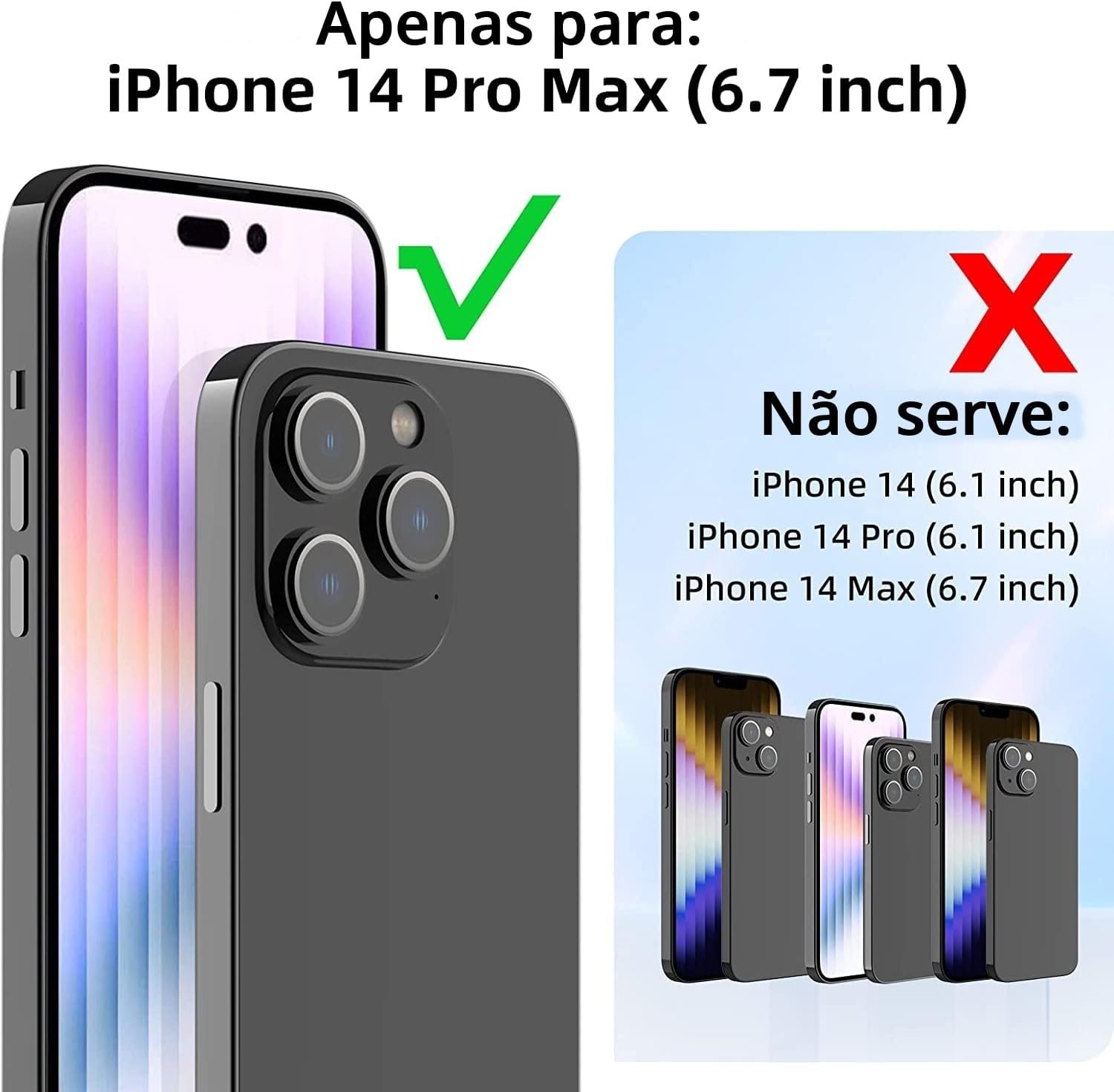 Imagem de Capa Transparente Antichoque para iPhone 14 Pro Max - Tela de 6,7" - Não Amarela - fragrância árabe
