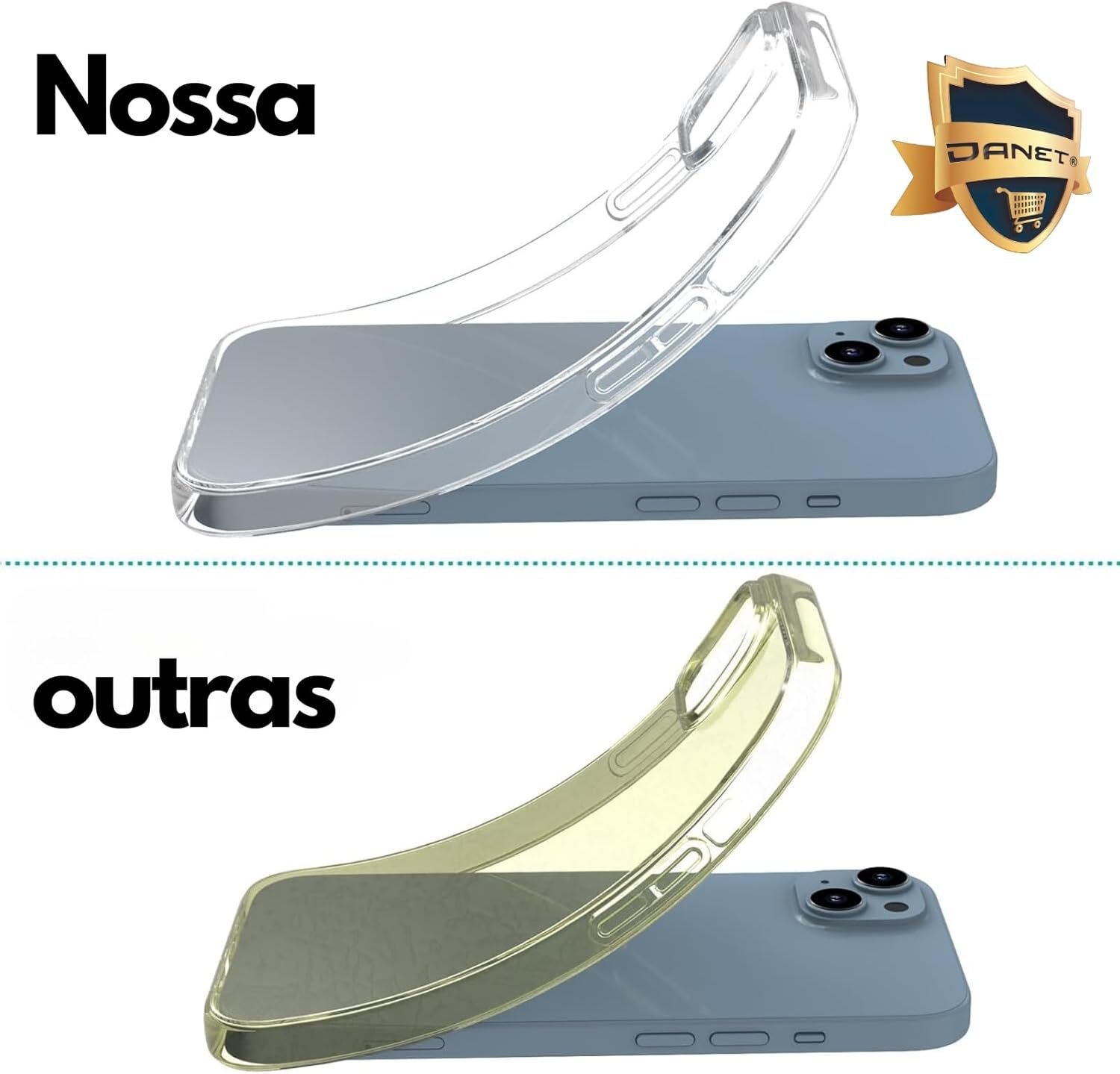 Imagem de Capinha Ultra Fina Transparente para iPhone 15, 15 Plus, 15 Pro e 15 Pro Max - fragrância árabe