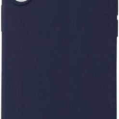 Imagem de Capa Anti Impacto Premium para iPhone 16 em Silicone Aveludado (Azul Marinho) - fragrância árabe