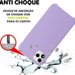 Imagem de Capinha Colorida Premium Compatível com iPhone 14 Pro Max - Lilás - fragrância árabe