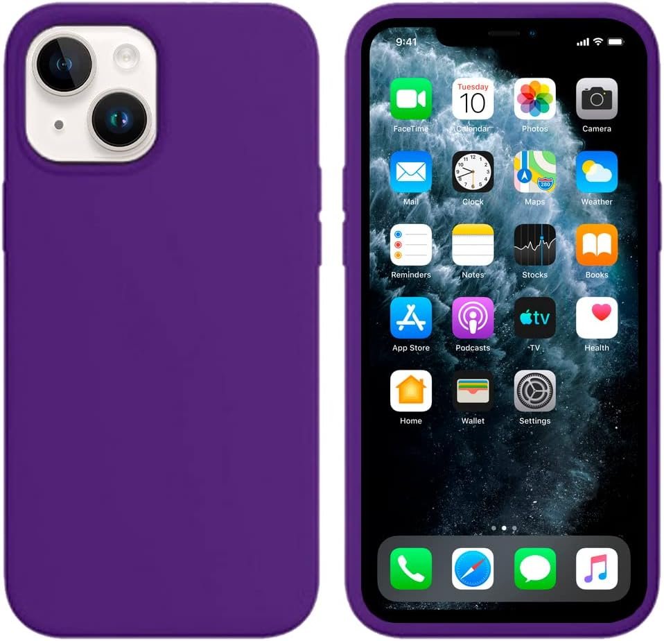 Imagem de Capinha Colorida Premium Compatível com iPhone 14 - Roxo - fragrância árabe