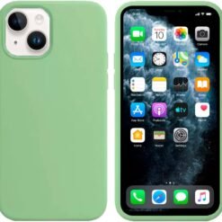 Imagem de Capinha Colorida Premium Compatível com iPhone 14 - Verde Claro - fragrância árabe