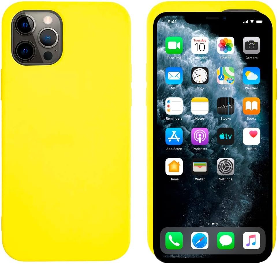 Imagem de Capinha Colorida Premium para iPhone 14 PRO MAX - Amarela - fragrância árabe