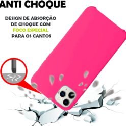 Imagem de Capinha Colorida Premium para iPhone 14 Pro Max - Rosa Pink - fragrância árabe