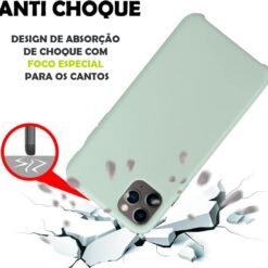 Imagem de Capinha Colorida Premium para iPhone 14 PRO MAX - Verde Claro - fragrância árabe