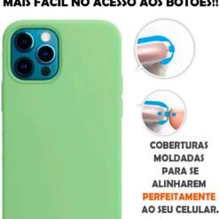 Imagem de Capinha Colorida Premium para iPhone 14 PRO MAX - Verde Claro - fragrância árabe