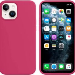 Imagem de Capinha Colorida Premium para iPhone 14 - Rosa Escuro - fragrância árabe