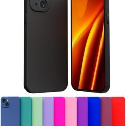 Imagem de Capinha de Silicone Aveludada para Apple iPhone 14 PRO com Proteção de Câmera [NOBRE STORE] - Preto - fragrância árabe