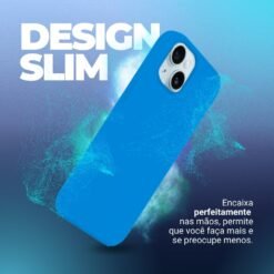 Imagem de Capinha Premium para iPhone 15 - Azul Claro - fragrância árabe