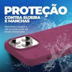 Imagem de Capinha Premium para iPhone 15 Pro Max - Rosa Escuro - fragrância árabe