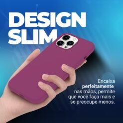 Imagem de Capinha Premium para iPhone 15 Pro Max - Rosa Escuro - fragrância árabe