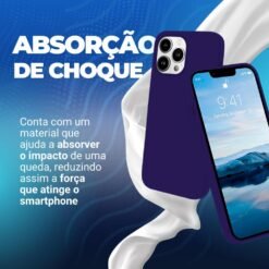 Imagem de Capinha Premium Flexível para iPhone 15 Pro Max - Roxo - fragrância árabe