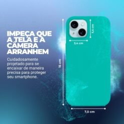 Imagem de Capinha Premium Flexível para iPhone 15 - Cores Variadas - fragrância árabe
