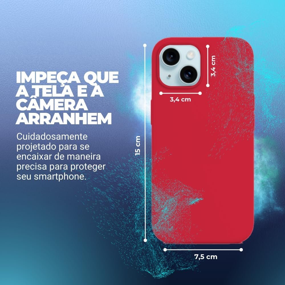 Imagem de Capinha Premium para Iphone 15 - Vermelha - fragrância árabe