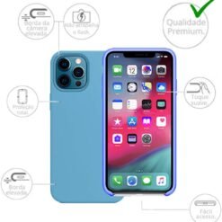 Imagem de Capinha Slim Colorida para iPhone 13 Pro - ONYK (Azul Claro) - fragrância árabe