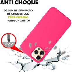 Imagem de Capinha Slim Colorida Premium para iPhone 13 Pro - Rosa Pink - fragrância árabe