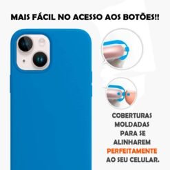 Imagem de Capinha Colorida Premium para iPhone 14 - ONYK (Azul Royal) - fragrância árabe