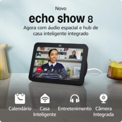 Imagem de Echo Show 8 (Última Geração) | Tela Inteligente com Áudio Espacial e Alexa | Cor Preta - fragrância árabe