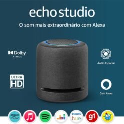 Imagem de Echo Studio (Última Geração) | O Som Mais Extraordinário com Alexa - Com Dolby Atmos e Tecnologia de Processamento de Áudio Espacial | Cor Preta - fragrância árabe
