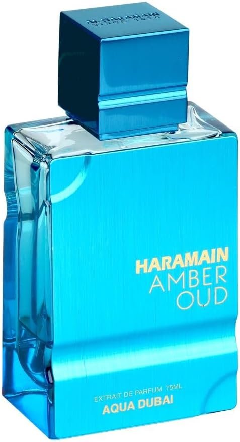 Imagem de Haramain Amber Oud Aqua Dubai 75ml - Extrait de Parfum - fragrância árabe