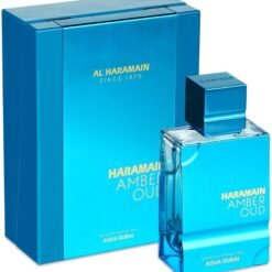 Imagem de Haramain Amber Oud Aqua Dubai 75ml - Extrait de Parfum - fragrância árabe