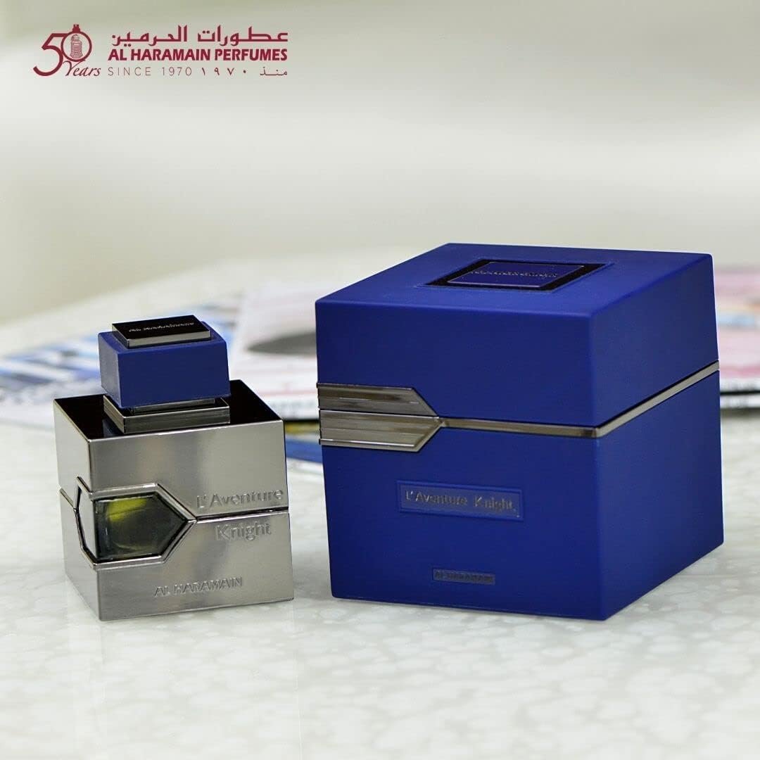 Imagem de L'Aventura Knight da Al Haramain para Homens - 100 ml EDP Spray - fragrância árabe