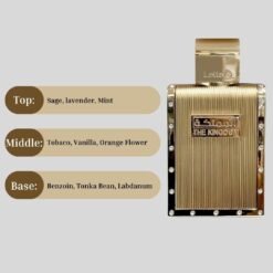 Imagem de Lattafa The Kingdom Perfume para Homens - 100 ml - fragrância árabe
