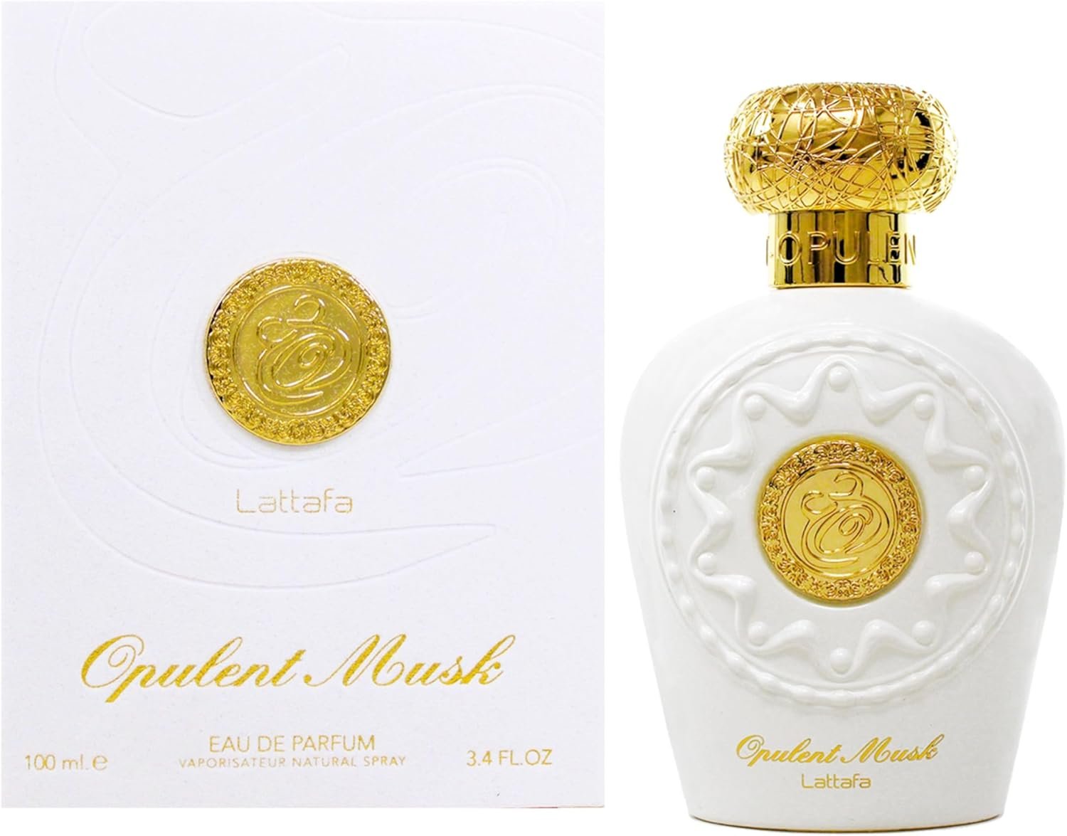 Imagem de Perfume Opulent Musk da Lattafa - Eau de Parfum Unissex 100ml - fragrância árabe