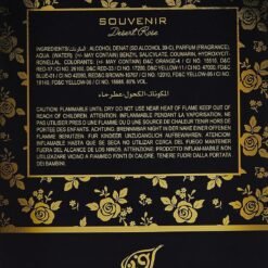 Imagem de Perfume Souvenir Desert Rose da Afnan - Eau de Parfum Spray 100ml - fragrância árabe