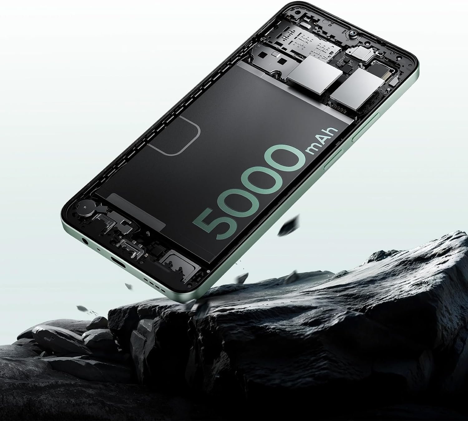 Imagem de Realme Note 60X - 64GB - 3GB RAM - Câmera de 8MP - Bateria de 5000mAh - Verde Wilderness - fragrância árabe