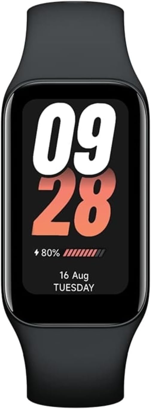 Imagem de Relógio Inteligente Mi Band 8 Active (Global) - Pulseira Fitness com Tela AMOLED de 1,47" e 50 Modos Esportivos (Preto) - fragrância árabe