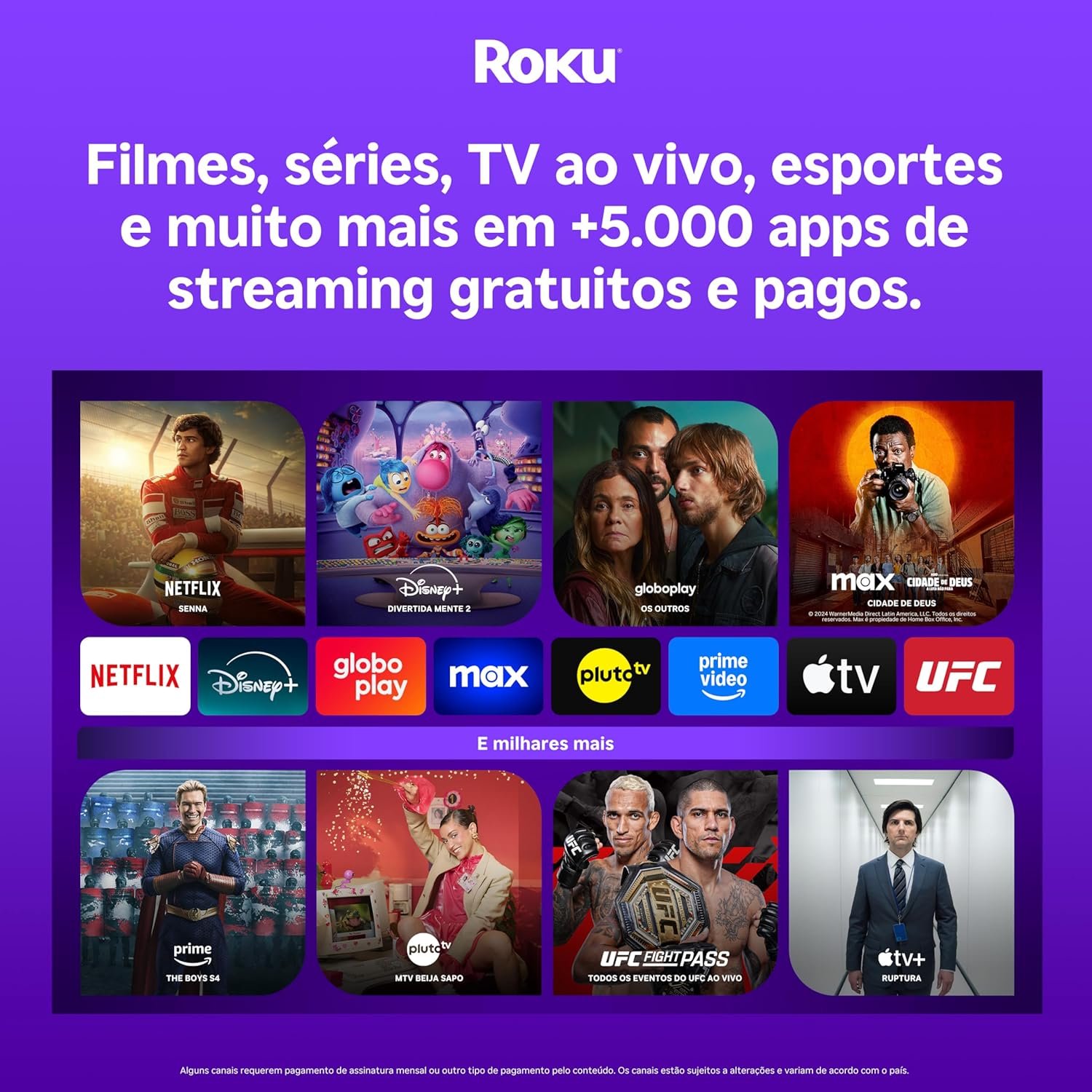 Imagem de Roku Express 4K | Dispositivo de Streaming para TV HD/4K/HDR com Suporte a Alexa, Siri e Google - fragrância árabe