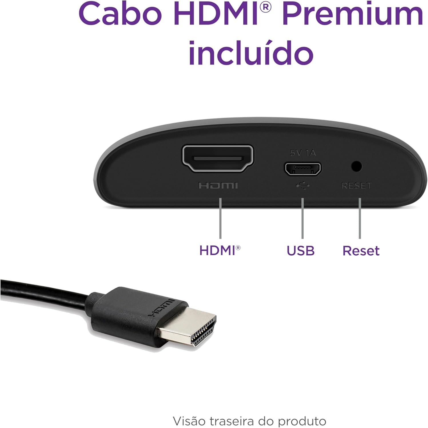 Imagem de Roku Express | Dispositivo de Streaming para TV HD/Full HD com Compatibilidade com Alexa, Siri e Google - Inclui Cabo HDMI Premium - fragrância árabe