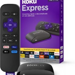 Imagem de Roku Express | Dispositivo de Streaming para TV HD/Full HD com Compatibilidade com Alexa, Siri e Google - Inclui Cabo HDMI Premium - fragrância árabe