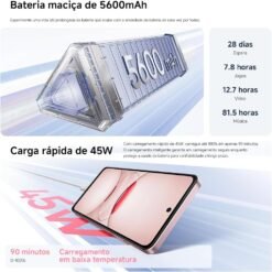 Imagem de Smartphone Realme C75x 256GB com 8GB de RAM - Cor Azul - fragrância árabe