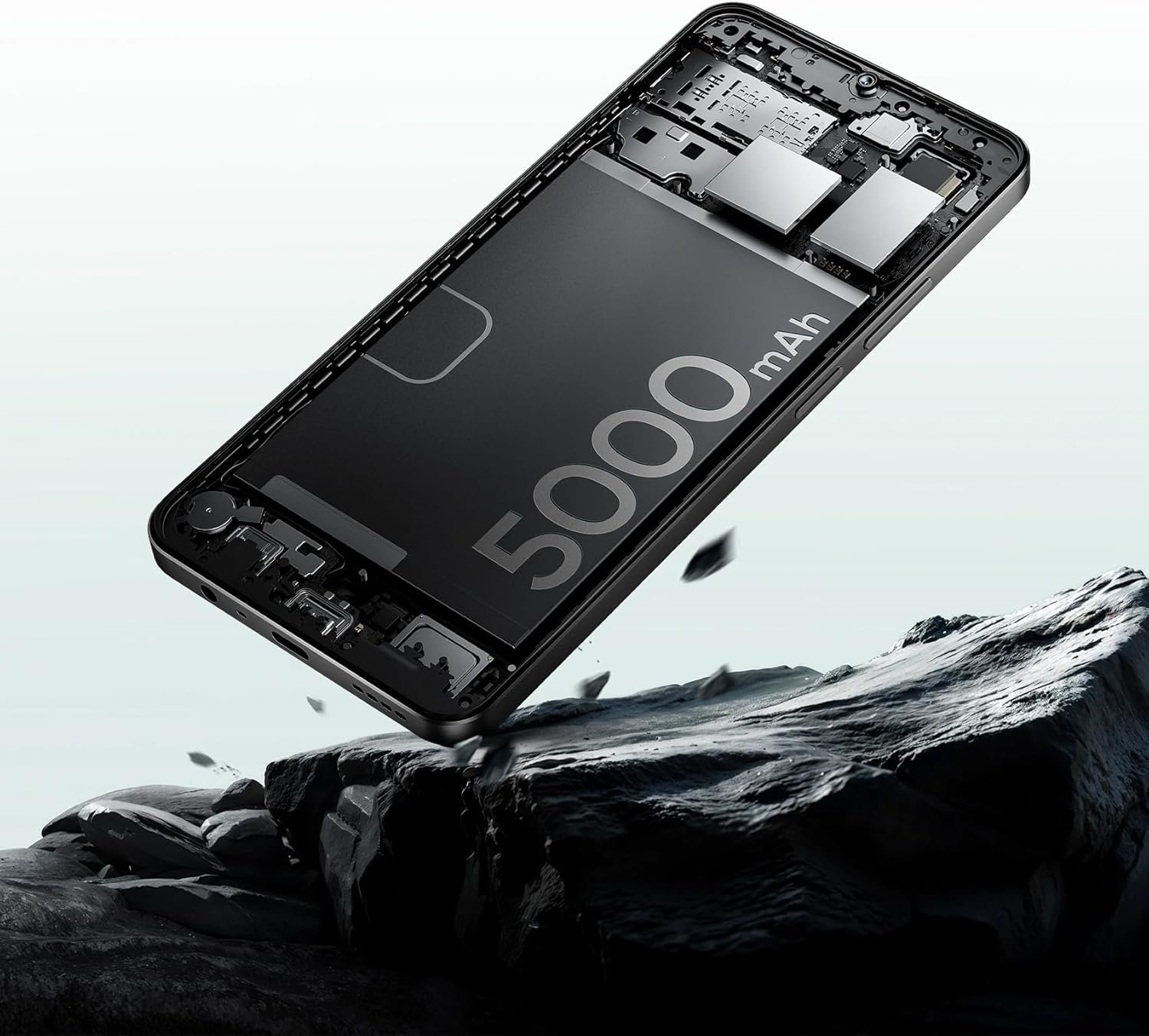 Imagem de Smartphone Realme Note 60x - 3 GB de RAM, 64 GB de Armazenamento, Bateria de 5000mAh e Tela de 6,74" 90Hz - Preto - fragrância árabe