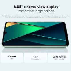 Imagem de Smartphone Xiaomi POCO C75 4G - 8GB de RAM e 256GB de Armazenamento - Preto - fragrância árabe