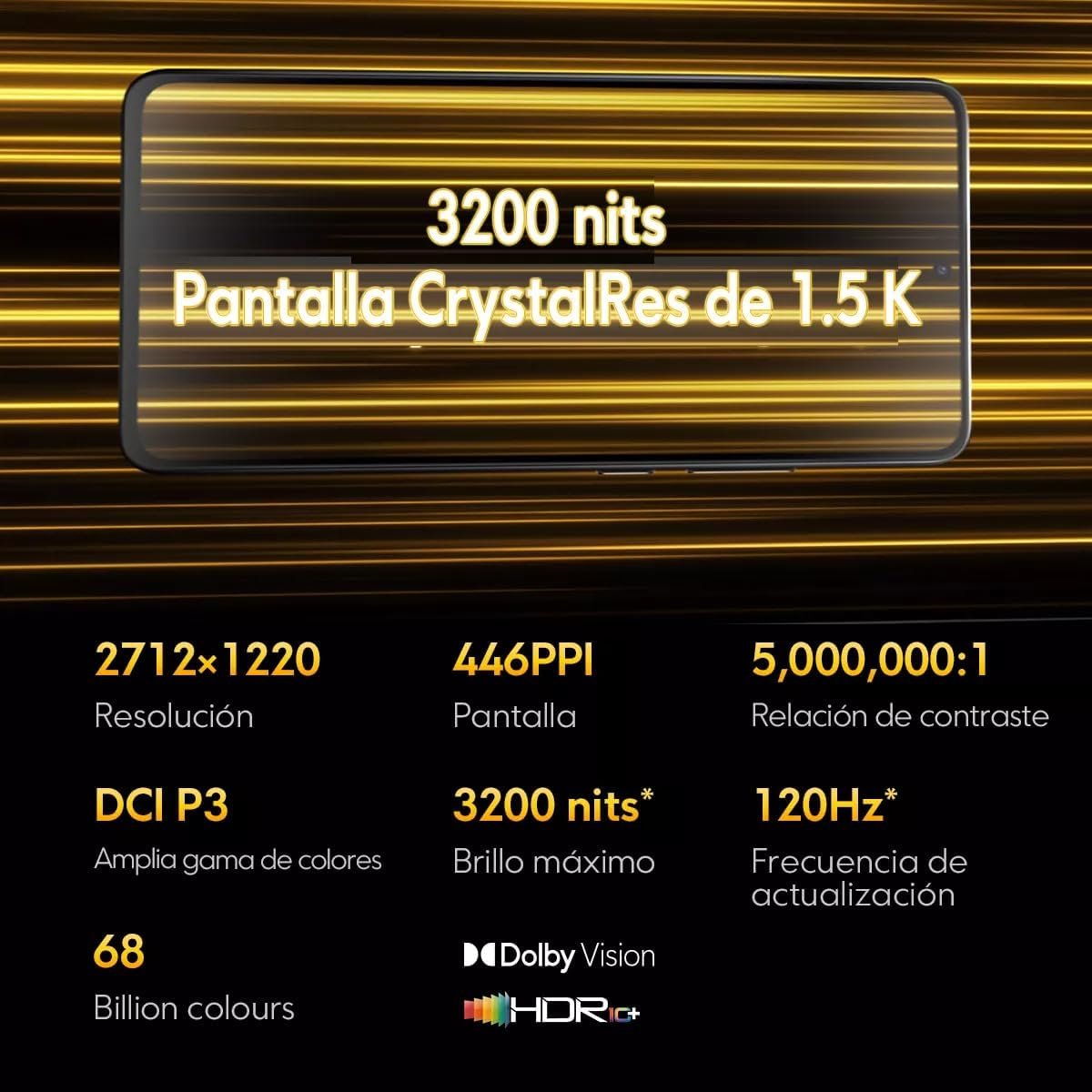 Imagem de Smartphone Xiaomi Poco X7 Pro 5G NFC Preto - 8GB RAM e 256GB de Armazenamento - fragrância árabe